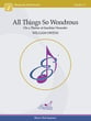 All Things So Wondrous Concert Band sheet music cover